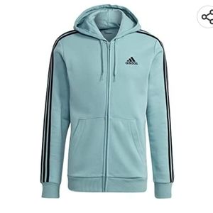 Adidas Men's track hoodie M 3S Fl Fz HD Mint size S